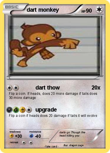 Pokemon dart monkey