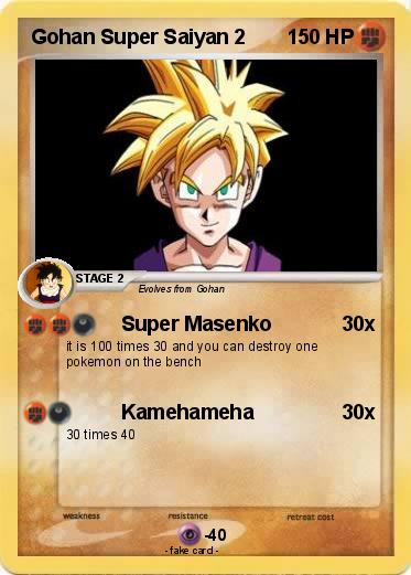 Pokemon Gohan Super Saiyan 2