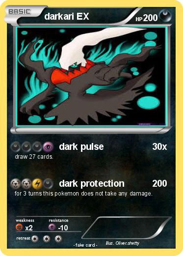 Pokemon darkari EX