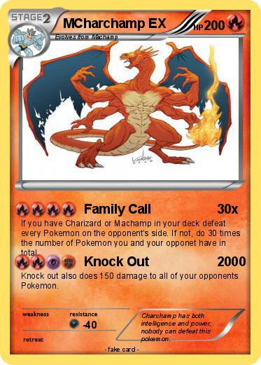 Pokemon MCharchamp EX