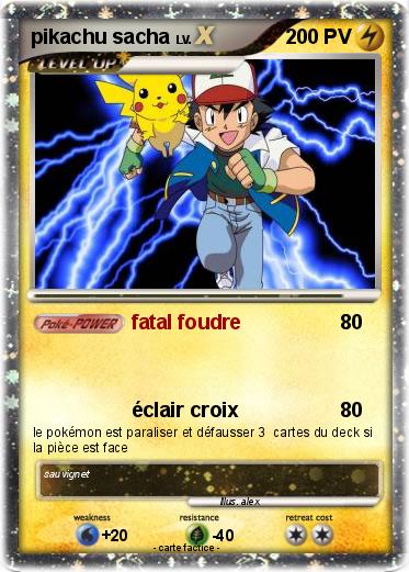 Pokemon pikachu sacha