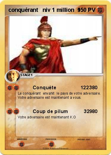 Pokemon conquérant   niv 1 million  9