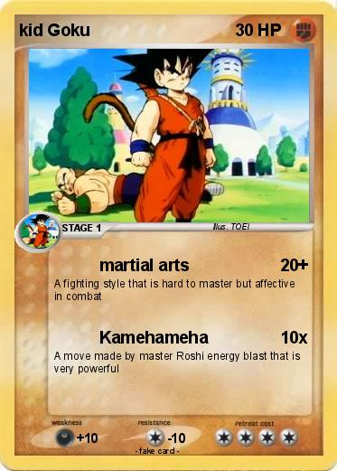 Pokemon kid Goku