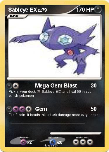 Pokemon Sableye EX