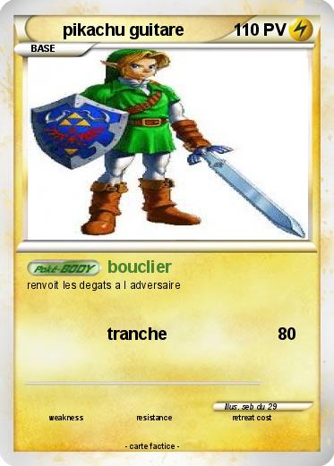 Pokemon pikachu guitare