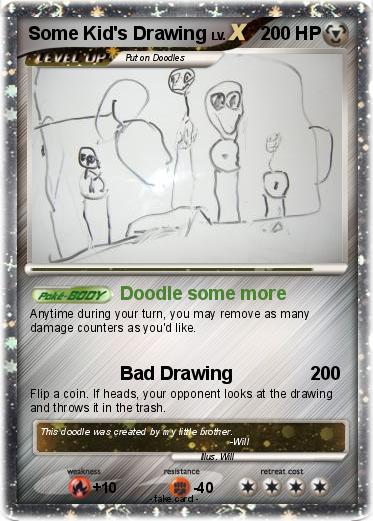 Pokemon Some Kid's Drawing