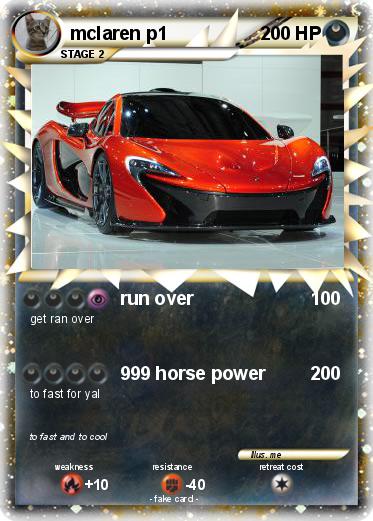 Pokemon mclaren p1
