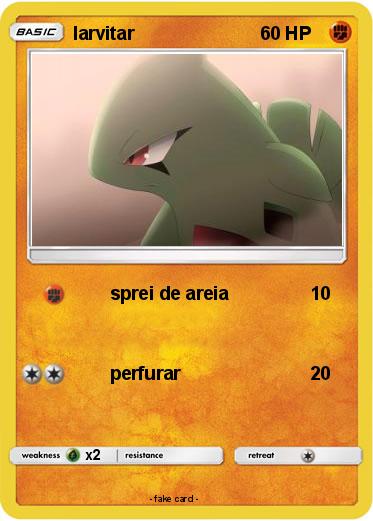Pokemon larvitar