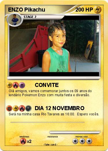 Pokemon ENZO Pikachu