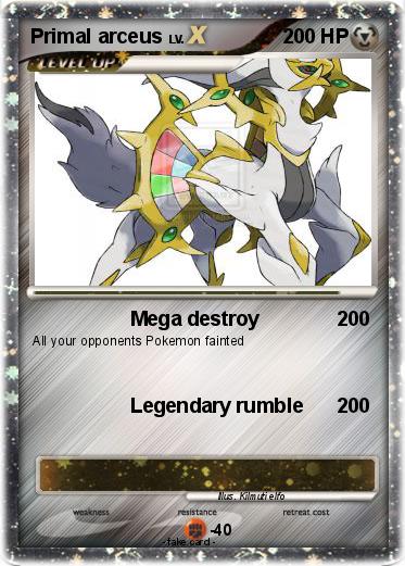 Pokemon Primal arceus