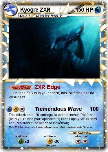 Pokemon Kyogre ZXR