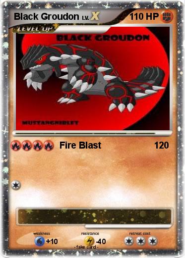 Pokemon Black Groudon