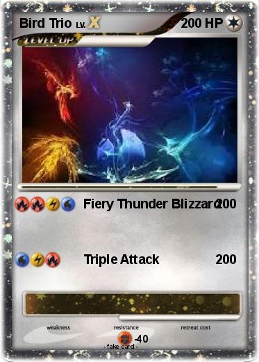 Pokemon Bird Trio