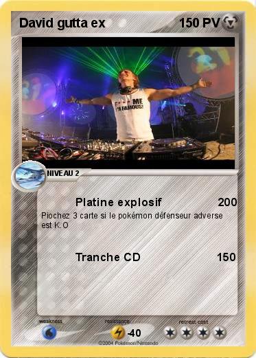Pokemon David gutta ex                                                                          