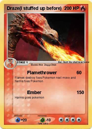 Pokemon Draze(I stuffed up before)