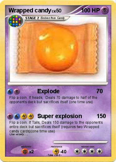Pokemon Wrapped candy
