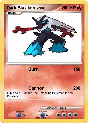 Pokemon Dark Blaziken