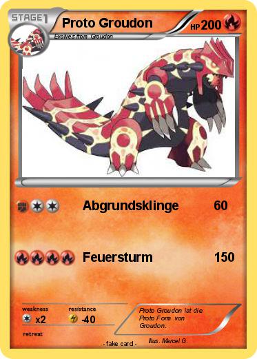 Pokemon Proto Groudon