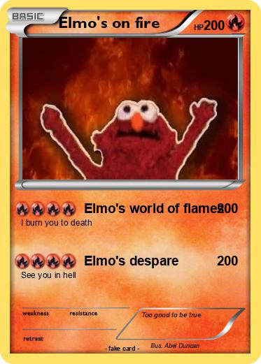 Pokemon Elmo's on fire