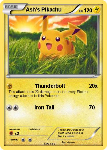 Pokemon Ash's Pikachu