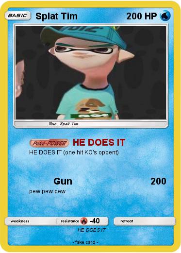 Pokemon Splat Tim