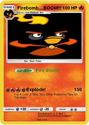 Pokemon Firebomb....BOOM!!!