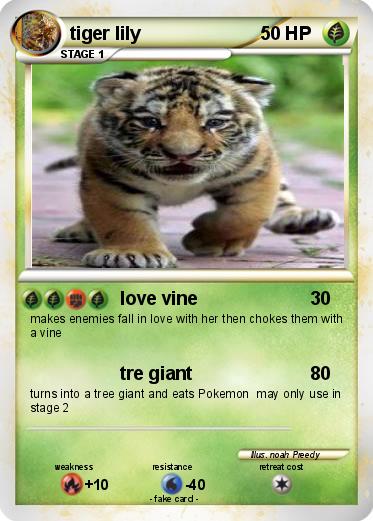 Pokemon tiger lily