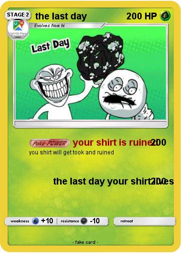 Pokemon the last day