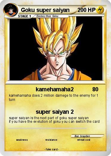 Pokemon Goku super saiyan