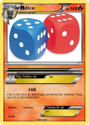 Pokemon dice
