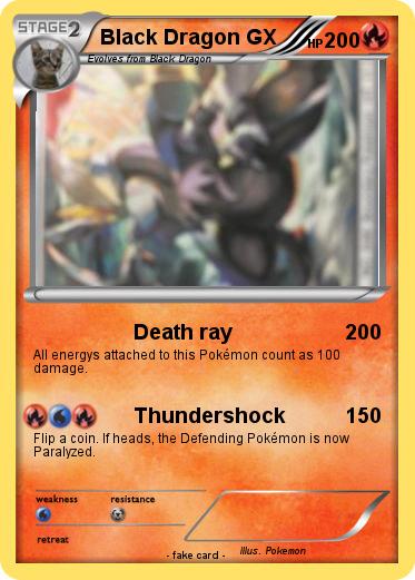Pokemon Black Dragon GX