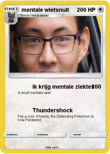 Pokemon mentale wietsnuit