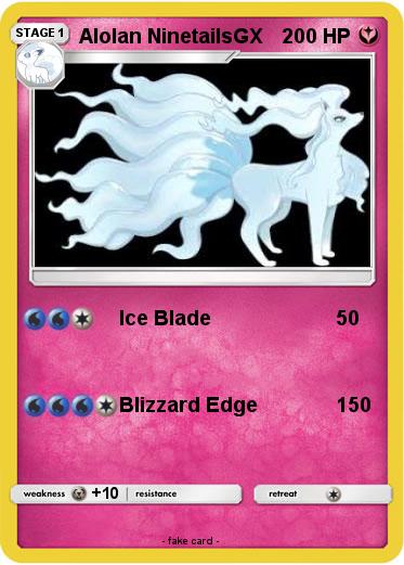 Pokemon Alolan NinetailsGX