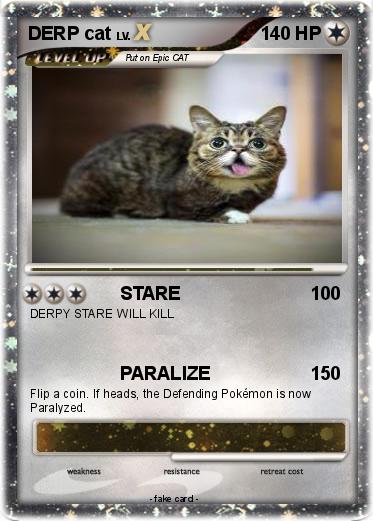 Pokemon DERP cat