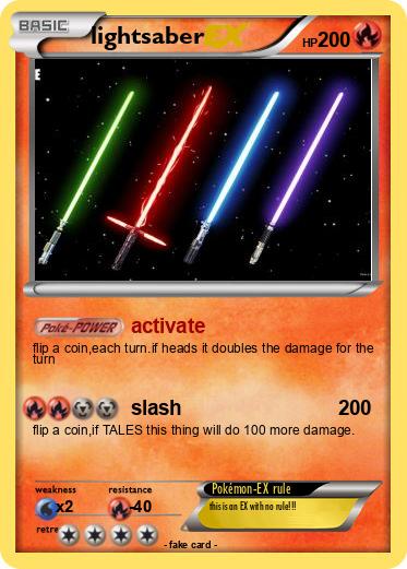 Pokemon lightsaber