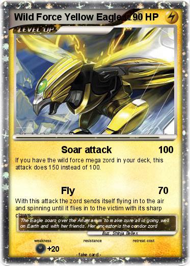 Pokemon Wild Force Yellow Eagle