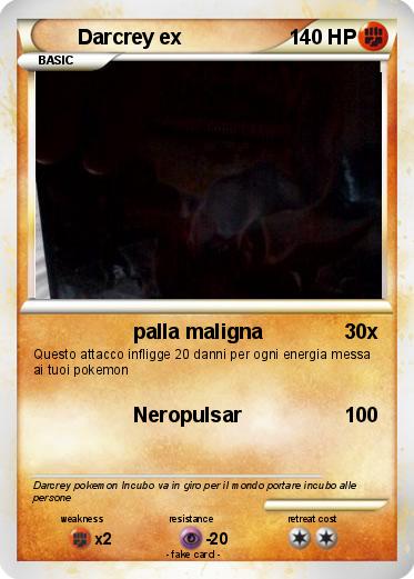Pokemon Darcrey ex