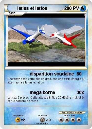 Pokemon latias et latios