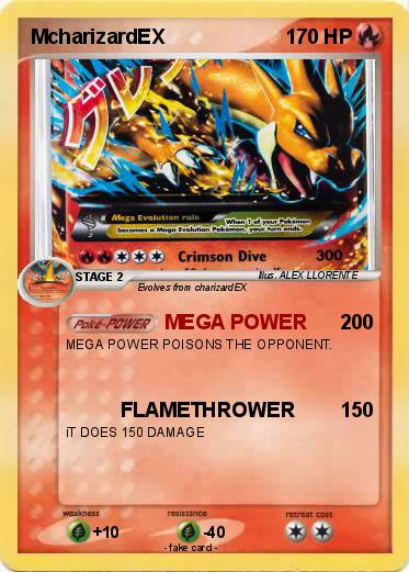 Pokemon McharizardEX