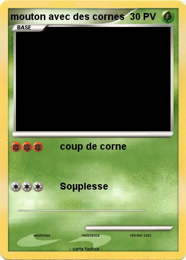 Pokemon mouton avec des cornes