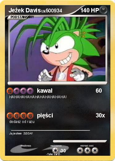 Pokemon Jeżek Davis