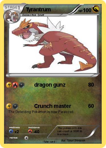 Pokemon Tyrantrum