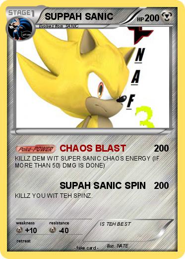 Pokemon SUPPAH SANIC
