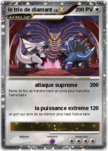Pokemon le trio de diamant