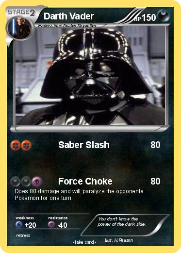 Pokemon Darth Vader