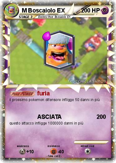 Pokemon M Boscaiolo EX