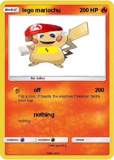 Pokemon lego mariochu