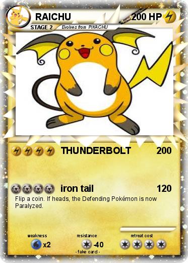 Pokemon RAICHU