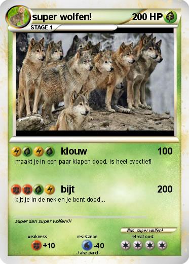 Pokemon super wolfen!