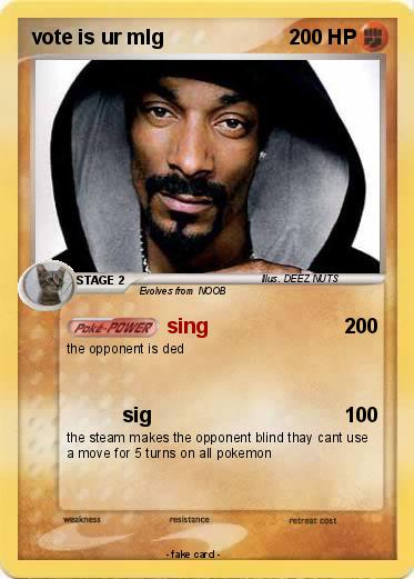 Pokemon vote is ur mlg